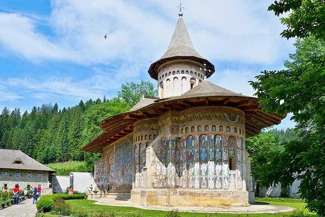 1-Day Bucovina Painted Monasteries tour from Suceava - English - Voronet’s famous blue walls