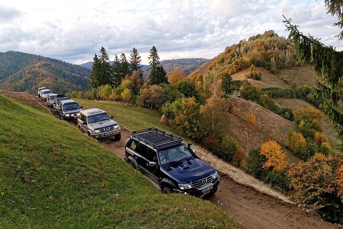 4x4 Nature Tour in Land of Dracula - 1 day - Măgura and Peștera show rural Romania at its best