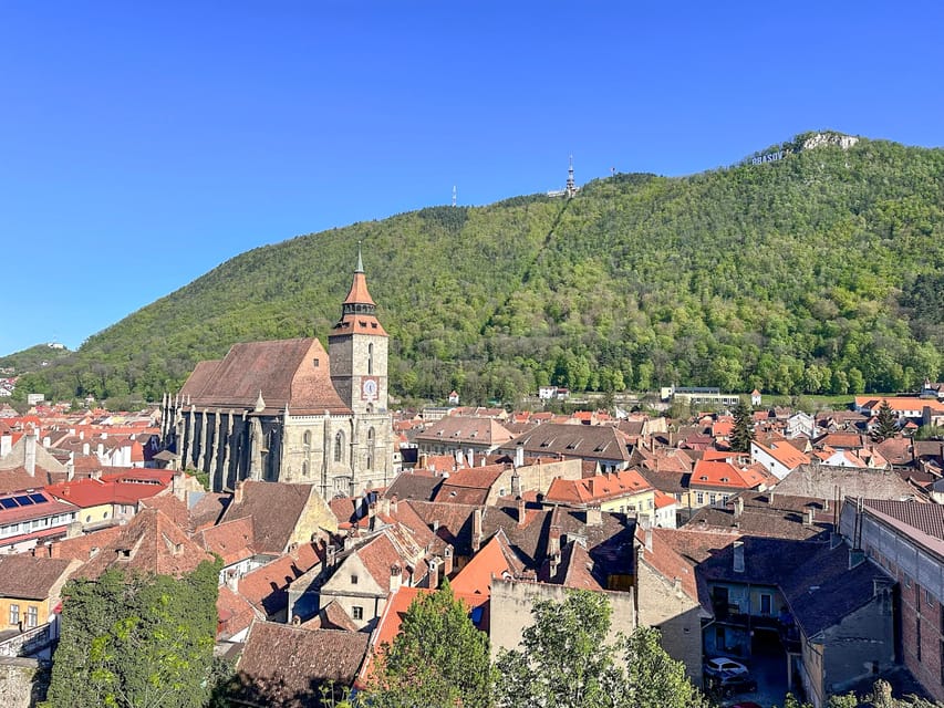 Brasov: Walking Tour of the Old Town & Photo Hotspots - The Black Tower brings the city into view