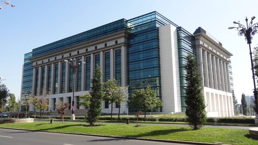 Bucharest 3–Hour Private City Tour - University Square and the city viewed from the van