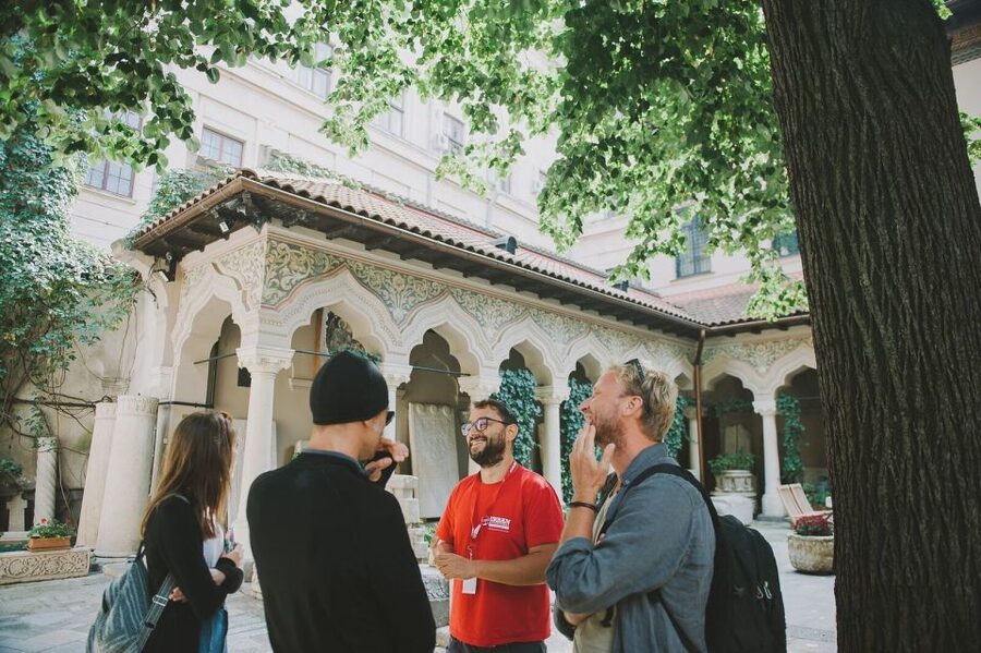 Bucharest: 3-Hour Walking Tour - Entering Old Town through medieval Bucharest