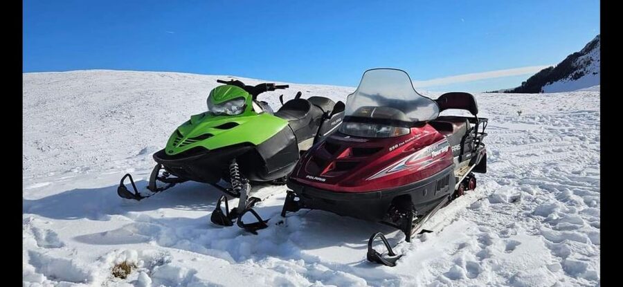 Bucharest: Carpathian Snowmobile / ATV Adventure Tour - Azuga snowmobile and ATV riding