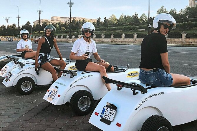 Bucharest: CityTour in one of a kind mini hot rod - Who will enjoy this most