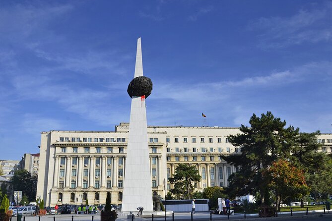 Bucharest one day tour with Parliament Palace and Village Museum - Revolution Square and the story of 1989