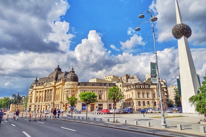 Bucharest Panoramic Sightseeing - Private City Tour - Revolution Square explains the fall of communism