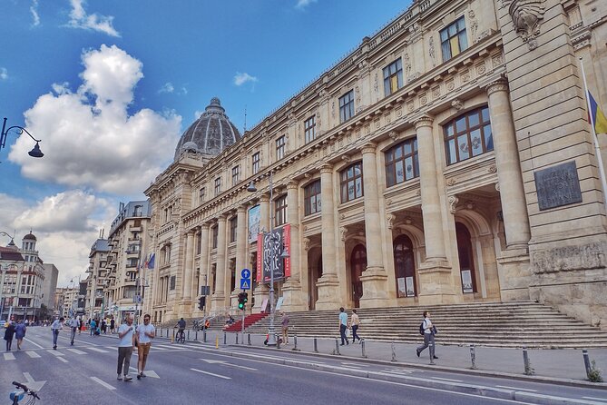 Bucharest Panoramic Sightseeing - Private City Tour - The Royal Palace and Athenaeum show Bucharest’s elegant side