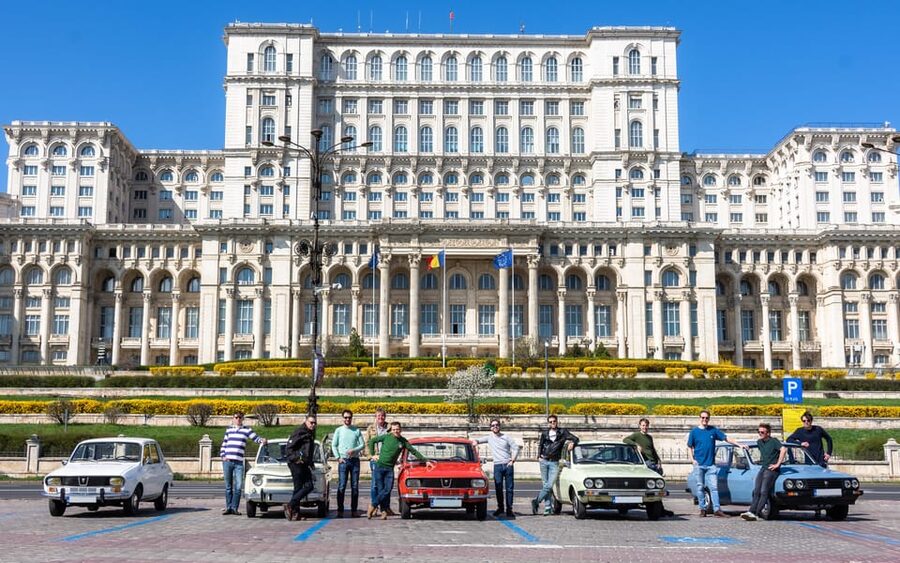 Bucharest: Private Communist Tour in a Romanian Vintage Car - Casa Radio, the unfinished mark of an old system