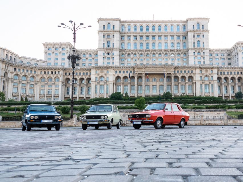 Bucharest: Private Communist Tour in a Romanian Vintage Car - Fountains and the Academy of Romania