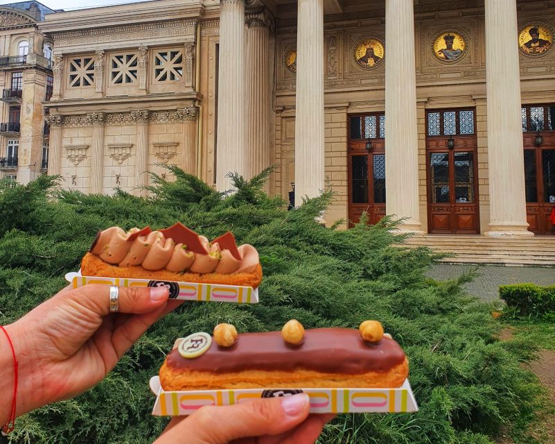 Bucharest: Sweet Delights History and Desserts Walking Tour - Starting at the Romanian Athenaeum with an éclair