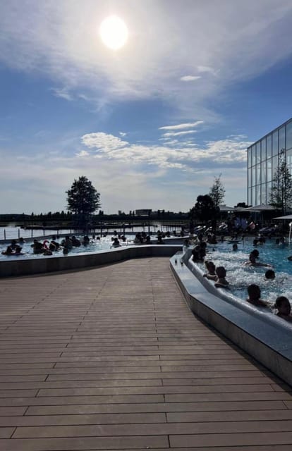 Bucharest: Therme Night Show Ticket with Transfer - Yoga and Pilates are included