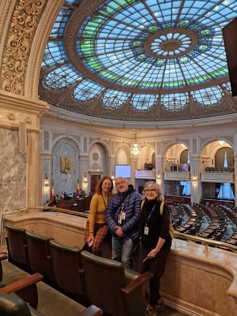 Bucharest: tour in the Parliament in Italian+exterior visit with guide - Stavropoleos Monastery and the Court of Appeal