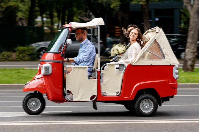 Bucharest Tuk Tuk City Tour - The Athenaeum, Calea Victoriei, and the Royal Palace