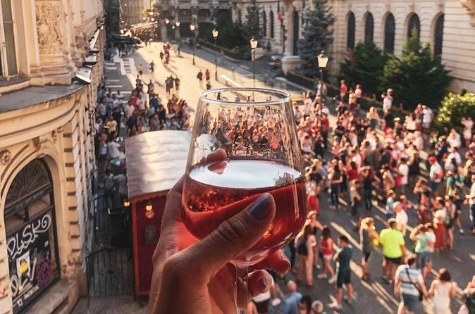 Bucharest VIP Bar Crawl in Lipscani 'Old Town' - The rooftop terrace is the evening’s highlight