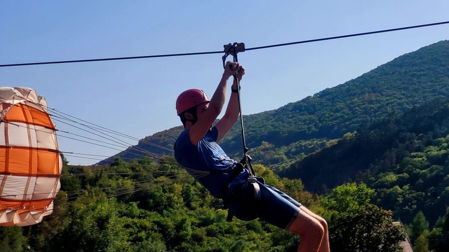 Cluj: Outdoor Activities Day Trip with Zip Line and Hike - A three-hour walk through limestone country