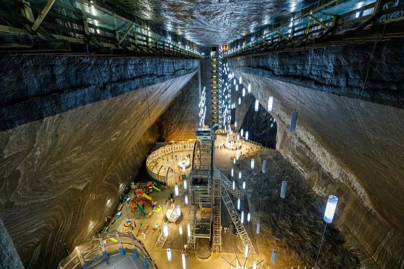 Cluj: Turda Salt Mines, Rimetea, and Coltesti Fortress Tour - Two hours underground in Salina Turda
