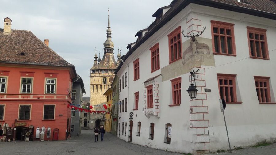 From Brasov: Sighisoara, Viscri, and Rupea Unesco Day Trip - Viscri’s white church and Saxon village streets