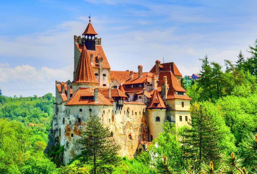 From Bucharest: Dracula, Wednesday, and Peles Castles Tour - Cantacuzino Castle and the world of Wednesday