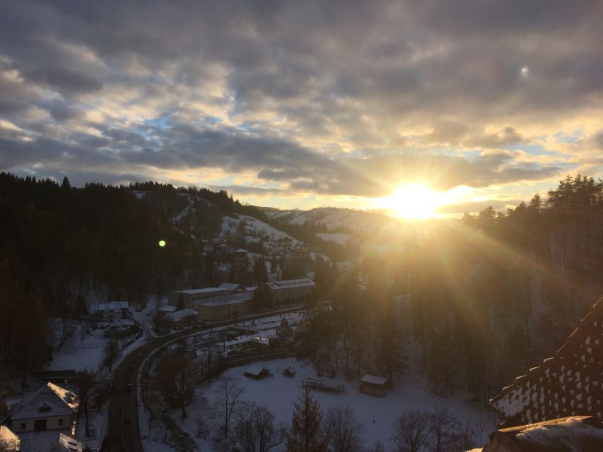 From Bucharest: Peleș and Bran Castles Private Tour - Walking through old Brașov