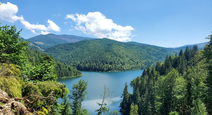 From Cluj: Mountain Bike around Lake Dragan - Alunu village and the quieter side of the route