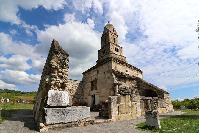 One Day in Transylvania - Departure from Timisoara - Densus Church and its recycled Roman stones