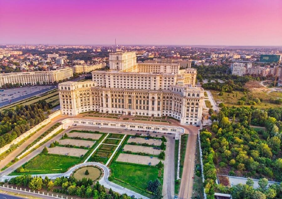Palace of the Parliament, Village Museum & Ceaușescu Mansion - Inside the Palace of the Parliament