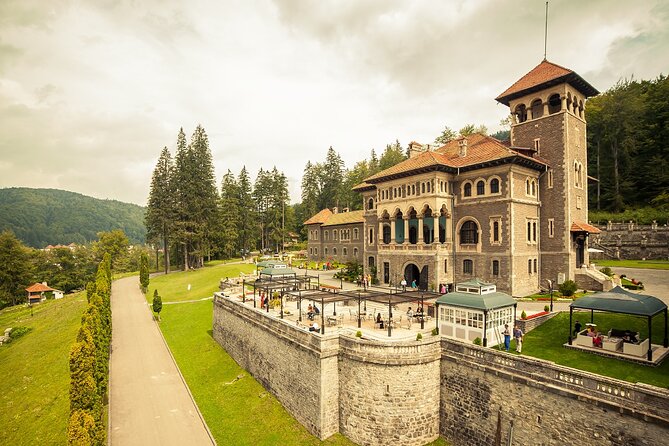 Peles & Cantacuzino Castles: Gourmet Wine & Cultural Day trip - Cantacuzino Castle and the terrace tasting