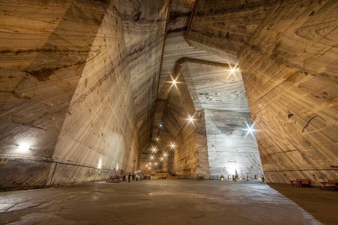 Private Half Day trip to Slanic Salt Mine and Snagov Monastery - Descending into Slanic Salt Mine