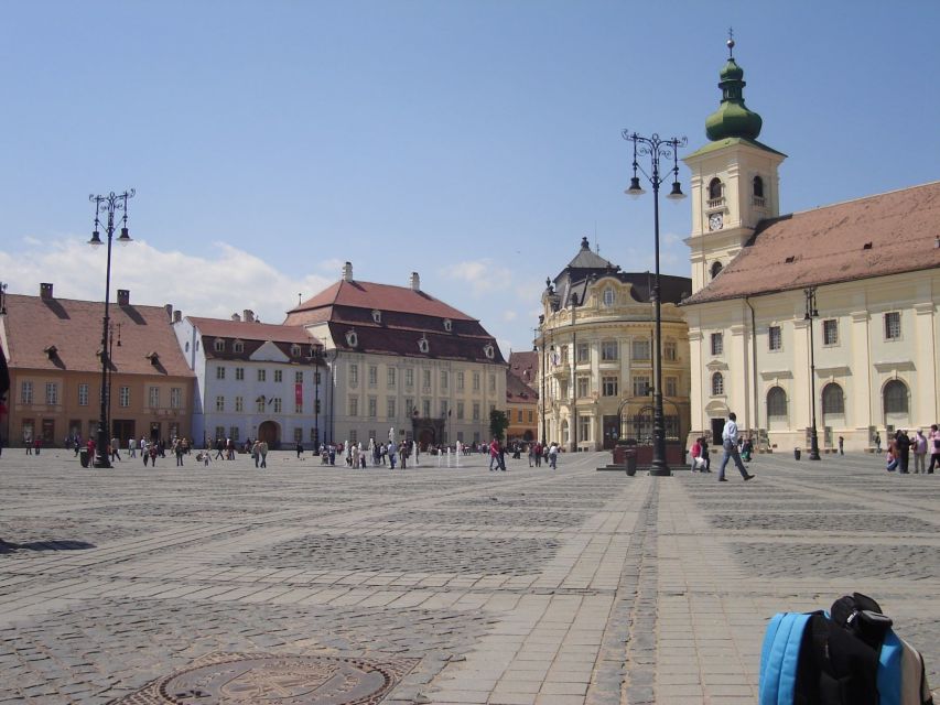 SB01 - City Tour Sibiu: Exploring the Heart of Transylvania - The Council Tower and the Făgăraș Mountain view