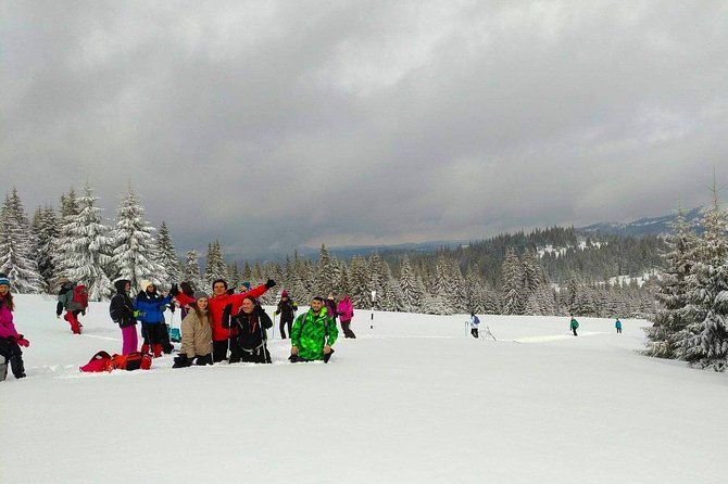 Snowshoeing Fun Tour from Cluj Napoca - Viewpoints, quiet forest, and the hot-drink stop