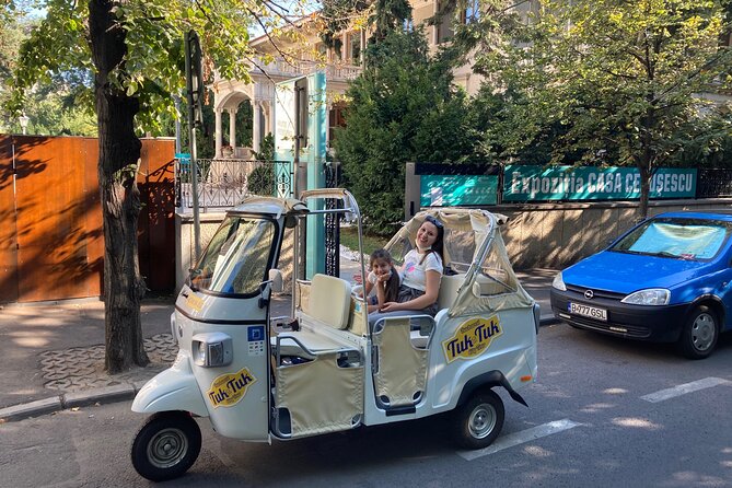 Tuk Tuk Bucharest Tour - Unique Experience in town! - Royal art, the Athenaeum, and Revolution Square